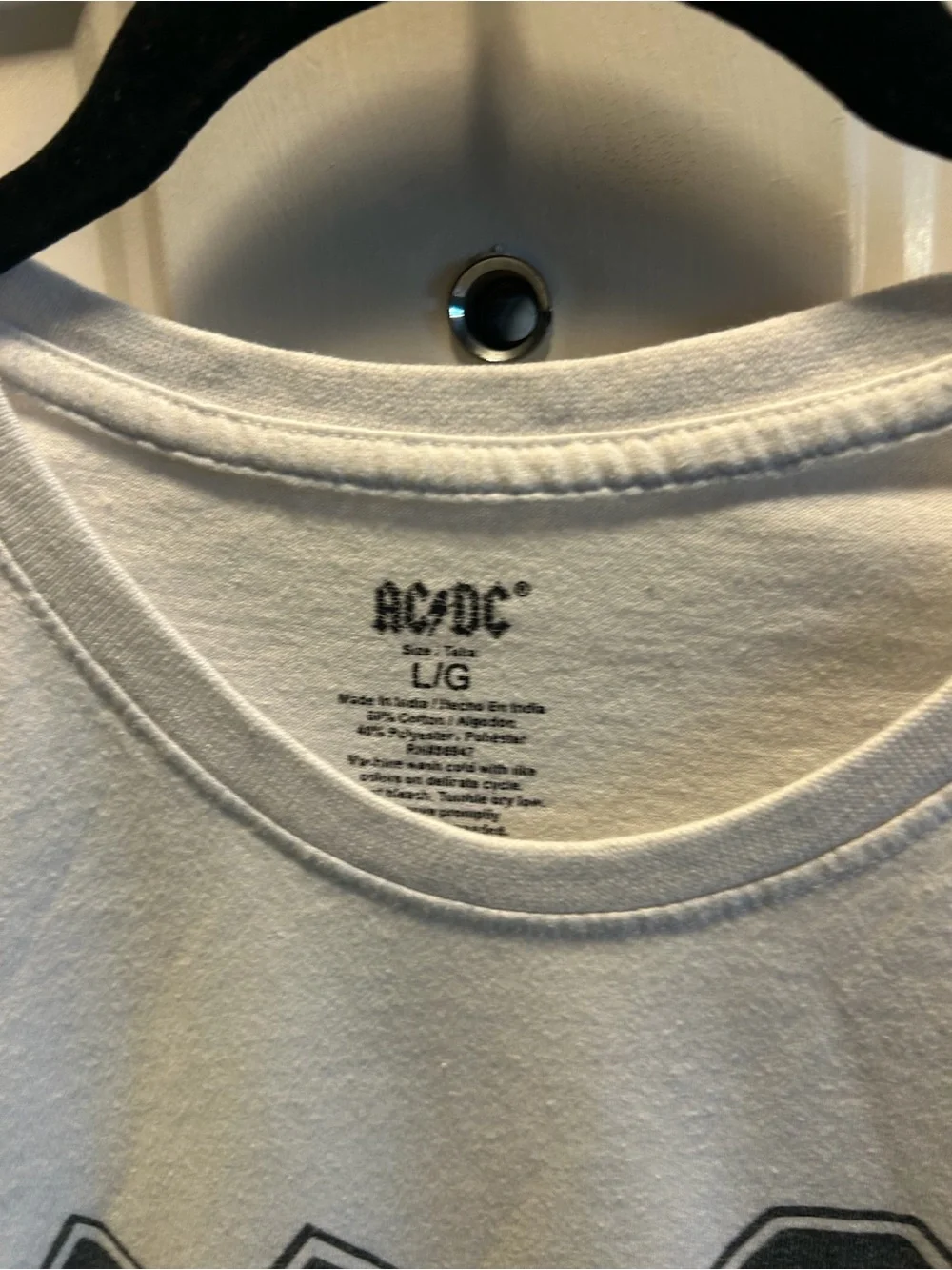 adidas White Short Sleeve Graphic Tee with Black Logo